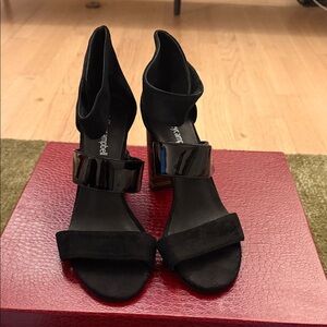 Jeffrey Campbell Black Suede Heels